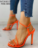 Niulatu high heels new high heels comfortable women's shoes ladies sandals sexy party shoes high heels female large size 42 DJSE