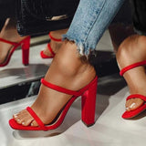 Niulatu Women Sandals Bohemia Ladies Shoes Comfortable Women High Heels Woman Sandals Retro Heel Fashion Female Beach Shoes Plus Size DJSE