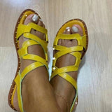 Niulatu Women Sandals Rome Shoes 2025 Summer New Rome Flats Slippers Beach Sport Casual Ladies Shoes Soft Mujer Slides Bohemian Zapatos DJSE