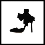 Niulatu 2025 Stilettos Summer Large Size 43 Bow Luxury High Heels Sandals Ladies Black Red Party Pumps Dress Woman Shoes Mules DJSE