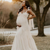 Niulatu maternity dress with bow maternity evening dress photo photo daily HZ1007
