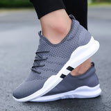 Niulatu Weight Casual Shoes For Men 2025 Spring Autumn Black Comfortable Anti Slip Soft Male Shoes Outdoor Sneakers Men Size DJSE