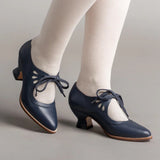 Niulatu Pointed Toe Shoes for Women Mary Janes Women's High Heels New Office Lace -up Pump Ladies Thick Heels Female Shoes DJSE