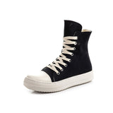 Niulatu for Men and Women Couples Thick-soled Canvas Shoes for Fall/winter 2025 New Wild Student Casual Shoes Tide DJSE