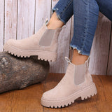Niulatu Women Ankle Boots Shoes for Women Autumn and Winter Waterproof Snow Shoes Women Casual Lightweight Ankle Botas Mujer Warm Shoes DJSE