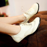 Niulatu Style Carved Classy Lace Up Oxford Shoes DJSE