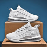 Niulatu Mens Professional Air Cushion Mesh Breathable Running Shoes Fashion Men Outdoor Sports Athletic Walking Shoes Sneakers DJSE