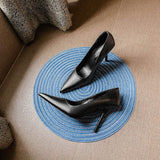 Niulatu Spring Green Ladies Pumps Pointed Toe Sexy Thin High Heels Fashion Shallow Pumps Stiletto Party Office Green Shoes DJSE