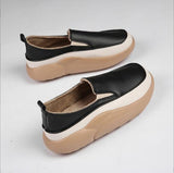 Niulatu White Loafers Women Trend Slip on Flat Casual Shoes for Women's Sneakers Fashion Platform Shoes Zapatillas Deporte DJSE