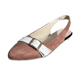 Niulatu Women's Ballet Flats Loafers Autumn Flat Shoes for Women Pointed Toe PU Slip on Shallow Casual Mixed Color Ladies Shoe DJSE