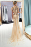 Niulatu Long Mermaid Jewel Beading Sequins Evening HZ1007