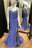 Simply Purple Mermaid Long Prom Dress with HZ0308