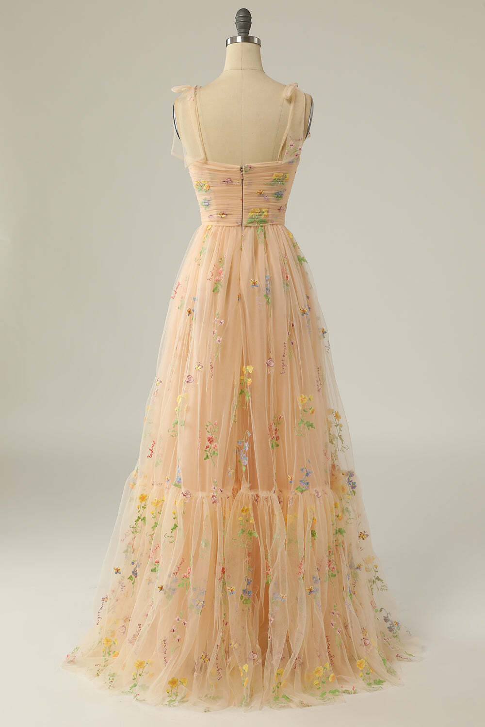 Princess Champagne A-line Embroidered Formal HZ0308