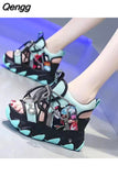 Niulatu Women Fashion Designer Height Increasing Ladies Sandal High Heels Shoes Woman Sport Beach Sandalias Wedges Platform Sandals DJSE