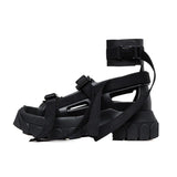 Niulatu Tops Summer Sandals Women Platform Creepers 6CM Heel Wedge Shoes Woman Ankle Strap Sandalias Mujer Sneakers DJSE