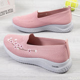 Niulatu Women Flats Shoes Fashion All-match Female Sneakers Soft Comfort Walking Shoes Lightweight Breathable DJSE