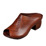 Niulatu Women Sandals Women Heels Sandals 2025 Elegant Woman Shoes With Low Heels Zapatos Mujer Summer Sandals Women Mules Ladies Shoes DJSE