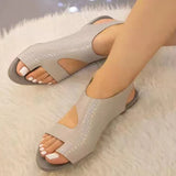 Niulatu New Summer Women Sandals Sexy Shoes Casual Woman Flats Buckle Strap Ladies Fashion Beach Shoes Women Slippers DJSE