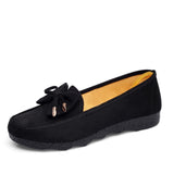 Niulatu Women's Flat Shoes Ballet Flats Moccasin Woman Butterfly-knot Slip On Soft Sole Loafers Women Flock Ladies Footwear 2025 DJSE
