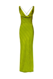 Niulatu Backless Print Long Prom Dress Elegant Evening Dress Party Gown HZ1007
