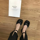 Niulatu Women Mary Jane Shoes Flat Lolita Shoes Women Vintage British Sandals 2025 Spring Shallow Fashion Loafers Shoes Mujer Zapatos DJSE