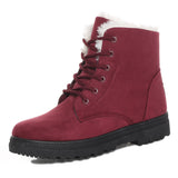 Niulatu Women Boots 2025 New Women Winter Boots Warm Snow Boots Fashion Ankle Boots For Women Shoes Winter Casual Heels Botas Mujer DJSE