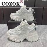 Niulatu Sneakers Women Platform Shoes Fashion Breathable Height Increased Thick Bottom Ladies Trainers Basket Femme449 DJSE