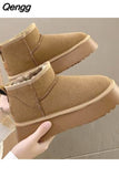 Niulatu Women's Slippers Winter Plush Warm Shoes Unisex Indoor Outdoor Flip Flops Casual Shoes Zapatos De Mujer DJSE