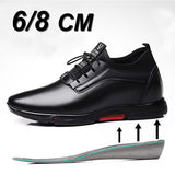 Niulatu Men's Casual Shoes Leather PU Black Spring Male Footwear Loafers Soft Bottom Lace Up Outdoor Business Sneakers Shoes For Men DJSE