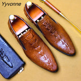 Niulatu Leather Black Mens Shoes Oxford Office Shoes For Men Luxury Dress Shoes Slipon Wedding Shoes For Men DJSE