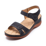 Niulatu Women Sandals Summer New Women's Platform Shoes Fashion Comfortable Casual Light Soft Female Wedges Retro Sandals 2025 DJSE