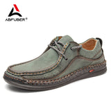 Niulatu Shoes Men Casual Sneakers Comfort Driving Shoe Soft Leather Loafers Men Shoes Moccasins Tooling Shoe Footwear DJSE