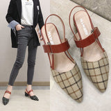 Niulatu Shoes New Hollow Coarse Sandals High-heeled Shallow Mouth Pointed Pumps Work Women Female Sexy High Heels Zapatilla Lattice DJSE