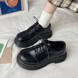 Niulatu Uniform shoes Jk Student Shoes Girls Women Kawaii Lolita Soft Girl Round Toe lolita Platform Oxford shoes women DJSE