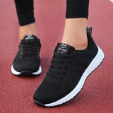 Niulatu for Women Sneakers 2025 Summer Woman Casual Sport Shoe Flats Casual Ladies Mesh Light Breathable Nursing Vulcanize Shoes DJSE