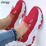 Niulatu Thick-soled Women's Sports Shoes Fashion Casual Comfortable Slip-on Flat Shoes Women's Heightening Vulcanized Shoes DJSE