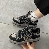 Niulatu Men Women Skateboard Sneakers Fashion Trainers Womens Chunky Dunk Sneakers Korean Tenis Female Lace Up Casual Shoes DJSE