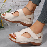 Niulatu Women Wedges Sandals Platform Shoes Summer Outdoor Peep Toe Ladies Female Beach Plus Size Footwear Roman New Sandalias 2025 DJSE