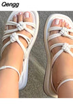 Niulatu Women Sandals Heels Summer Shoes For Women Platform Sandalias De Mujer Narrow Band Summer Sandals Female Wedge Shoes DJSE