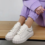 Niulatu Spring and Autumn New Designer Hot Sale White Shoes Women Platform Sneakers Women's Tennis Casual Women's Shoes DJSE