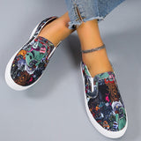Niulatu Women Shoes Flats Casual Ladies Shoe Woman Lace-Up Mesh Light Breathable Female Zapatillas De Deporte Para Mujer Floral DJSE