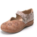 Niulatu Women Shoes 2025 Summer Fashion Round Toe Flats Shoes Women Hollow Out Vintage Shoes Women Size 43 Casual Shoes Zapatos DJSE