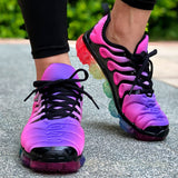 Niulatu Women Sneakers 2025 Fashion Rainbow Color Platform Casual Walking Shoes Comforable Outdoor Ladies Vulcanized Shoes DJSE