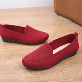 Niulatu Breathable Sneakers Women Breathable Light Slip on Flat Casual Shoes Ladies Loafers Socks Shoes Women Zapatillas Mujer DJSE