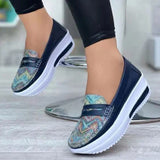 Niulatu Women Shoes Slip On Platform Shoes For Casual Women Sneakers Summer Sports Sneaker Chaussure Femme Soft Vulcanized Shoes Loafers DJSE