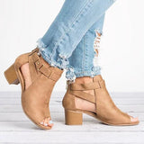 Niulatu Women Pumps Booties Casual Zipper Shoes DJSE