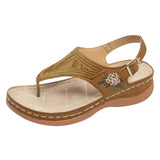 Niulatu Summer Women Premium Orthopedic Open Toe Sandals Vintage Anti-slip Breathable Leather 2025 Casual Female Platform Shoes DJSE