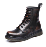 Niulatu Boots Women Genuine Leather Shoes For Winter Boots Shoes Woman Casual Autumn Genuine Leather Botas Mujer Female Ankle Boots DJSE