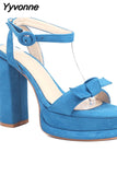 Niulatu Chunky Heels Sandals 2025 Brand New Spring Summer Fashion Ankle Strap comfy Walking Office Lady Woman Shoes DJSE