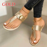Niulatu Women Sandals 2025 Summer Outdoor Beach Flip-flop Sandals Solid Fashion Gladiator Sandals Women Flats Casual Ladies Shoes DJSE
